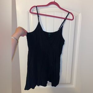 Black Target Romper